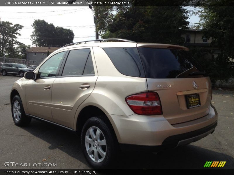 Desert Silver Metallic / Macadamia 2006 Mercedes-Benz ML 350 4Matic