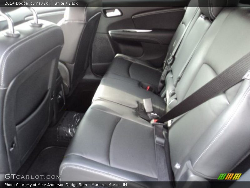 White / Black 2014 Dodge Journey SXT