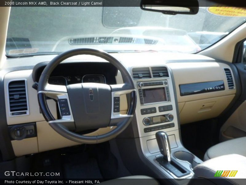 Black Clearcoat / Light Camel 2008 Lincoln MKX AWD