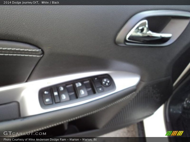 White / Black 2014 Dodge Journey SXT