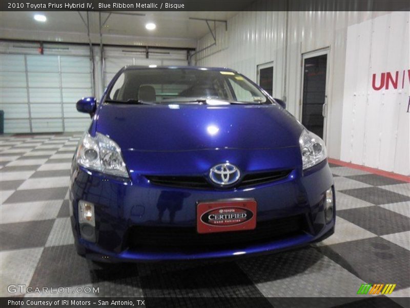 Blue Ribbon Metallic / Bisque 2010 Toyota Prius Hybrid IV
