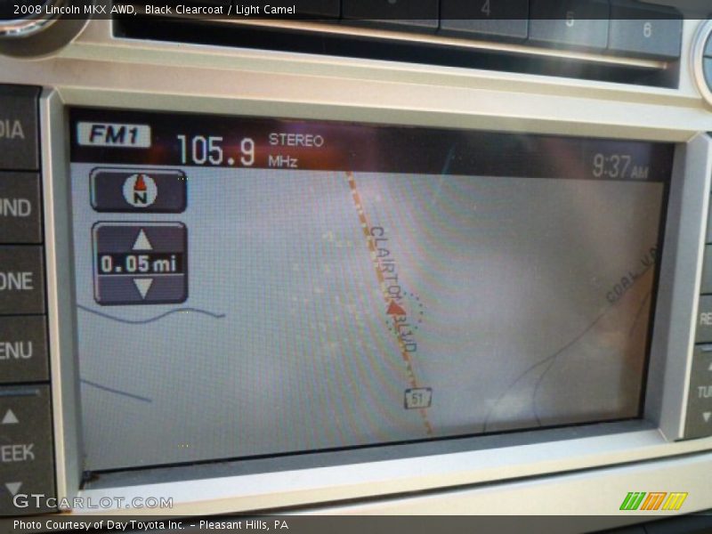 Black Clearcoat / Light Camel 2008 Lincoln MKX AWD