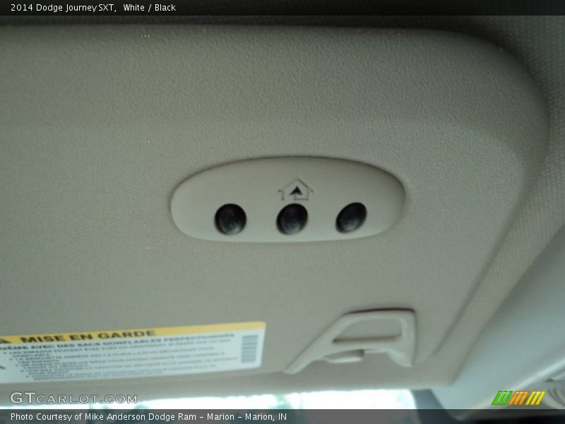 White / Black 2014 Dodge Journey SXT
