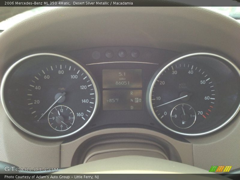 Desert Silver Metallic / Macadamia 2006 Mercedes-Benz ML 350 4Matic