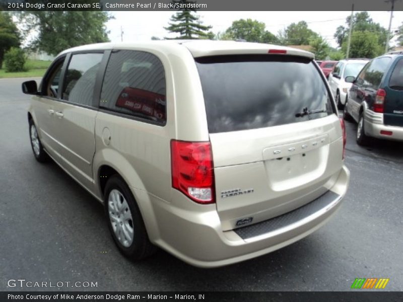 Cashmere Pearl / Black/Sandstorm 2014 Dodge Grand Caravan SE