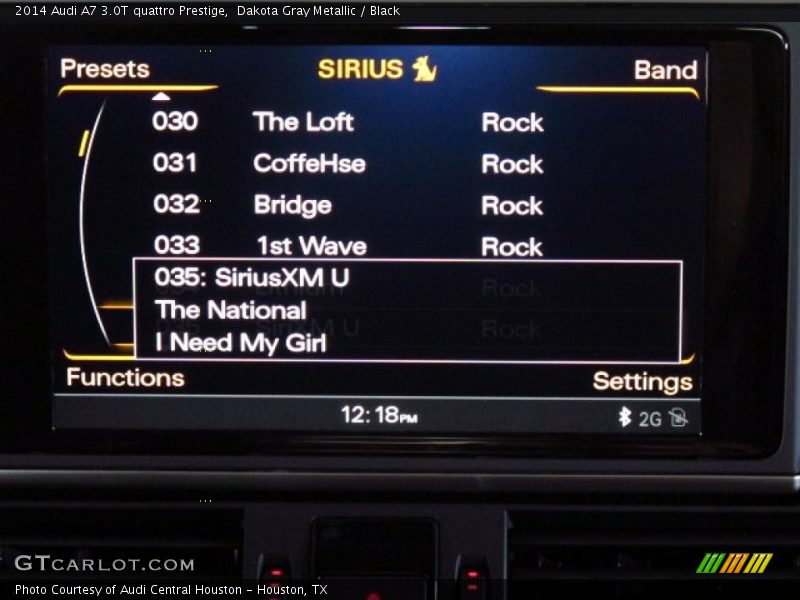 Dakota Gray Metallic / Black 2014 Audi A7 3.0T quattro Prestige