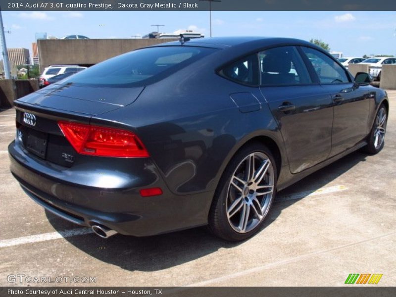 Dakota Gray Metallic / Black 2014 Audi A7 3.0T quattro Prestige