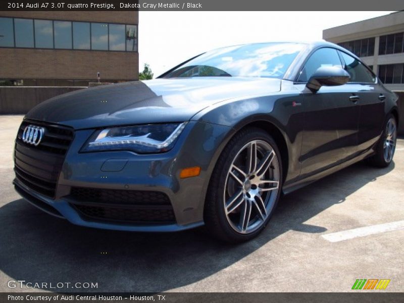 Dakota Gray Metallic / Black 2014 Audi A7 3.0T quattro Prestige