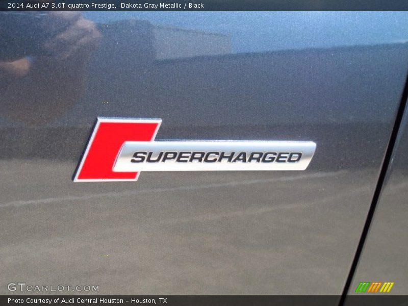 Dakota Gray Metallic / Black 2014 Audi A7 3.0T quattro Prestige
