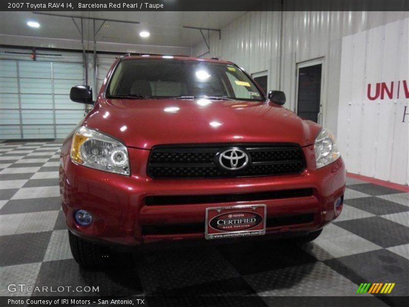 Barcelona Red Pearl / Taupe 2007 Toyota RAV4 I4