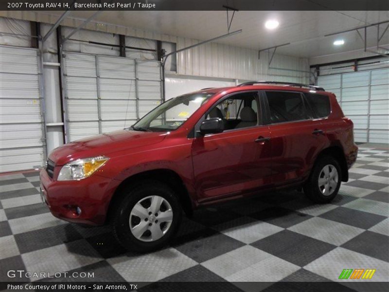 Barcelona Red Pearl / Taupe 2007 Toyota RAV4 I4