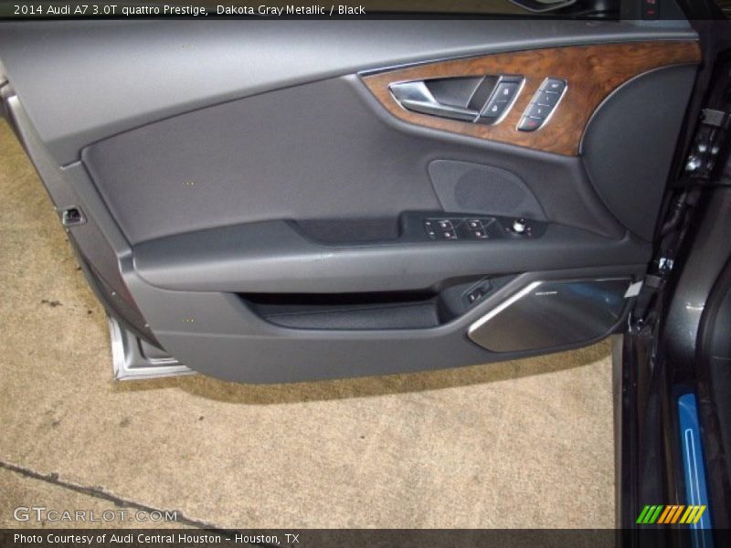 Dakota Gray Metallic / Black 2014 Audi A7 3.0T quattro Prestige