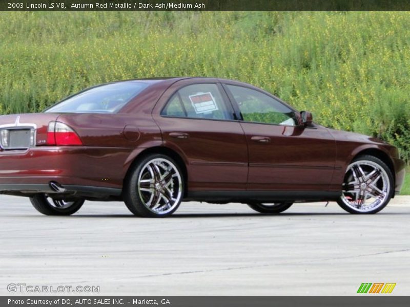 Autumn Red Metallic / Dark Ash/Medium Ash 2003 Lincoln LS V8