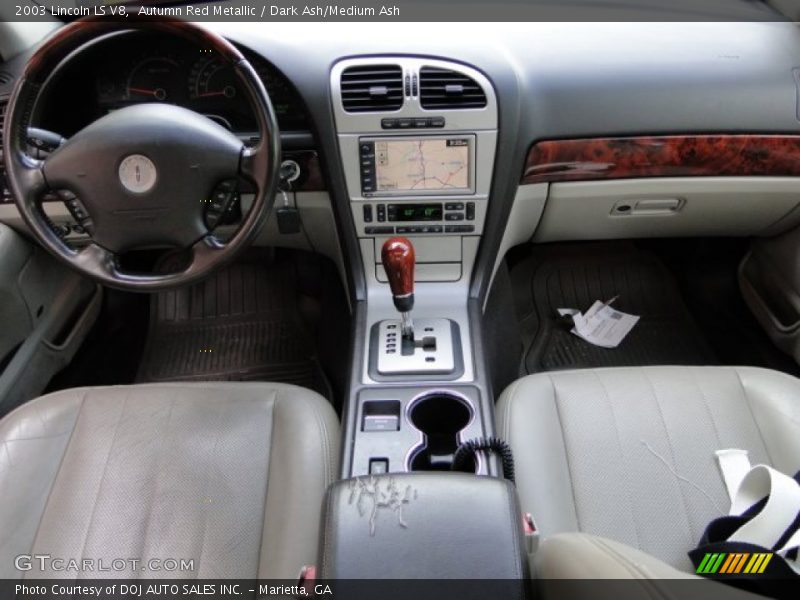 Autumn Red Metallic / Dark Ash/Medium Ash 2003 Lincoln LS V8