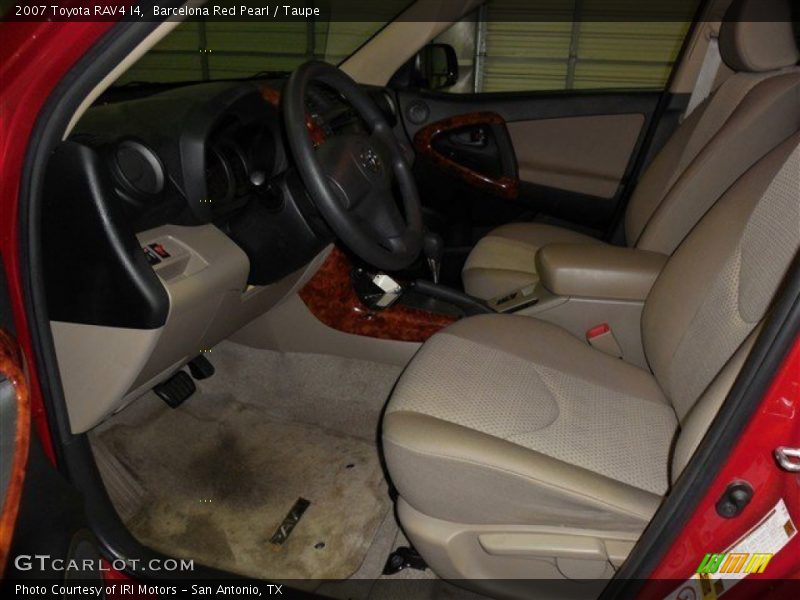 Barcelona Red Pearl / Taupe 2007 Toyota RAV4 I4