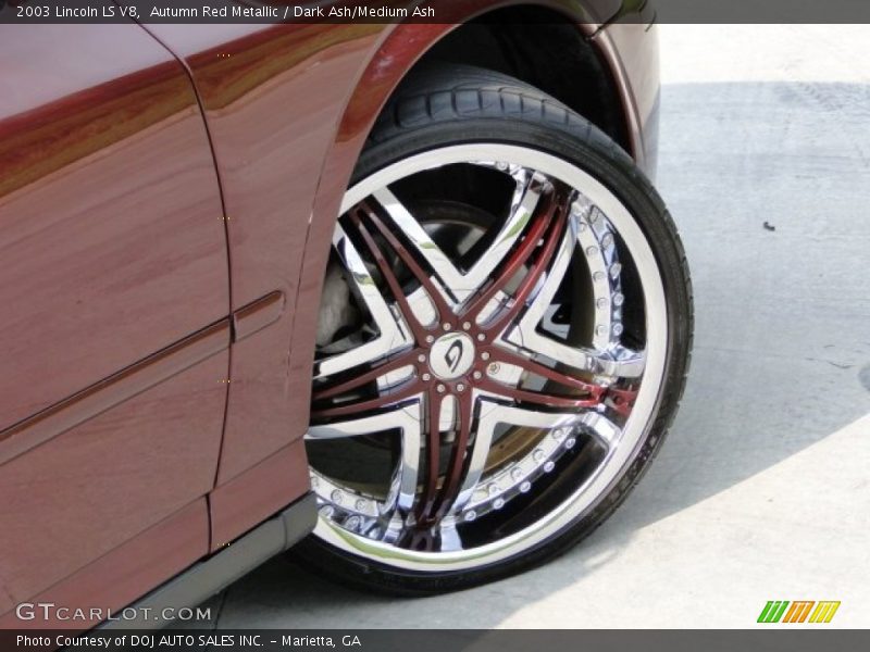 Autumn Red Metallic / Dark Ash/Medium Ash 2003 Lincoln LS V8