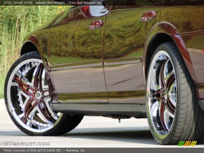 Autumn Red Metallic / Dark Ash/Medium Ash 2003 Lincoln LS V8