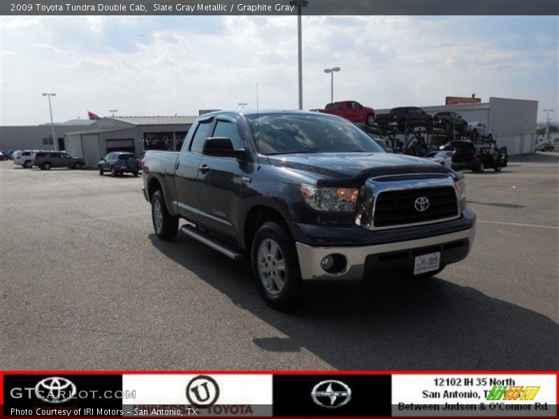 Slate Gray Metallic / Graphite Gray 2009 Toyota Tundra Double Cab