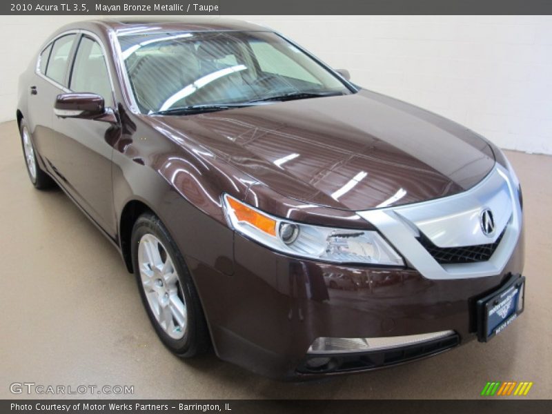 Mayan Bronze Metallic / Taupe 2010 Acura TL 3.5