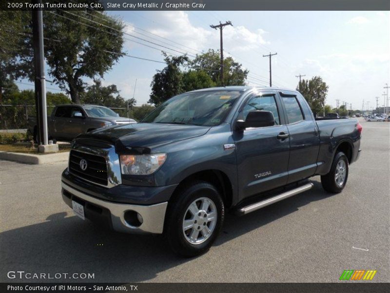 Slate Gray Metallic / Graphite Gray 2009 Toyota Tundra Double Cab