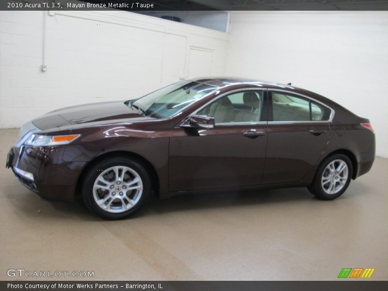 Mayan Bronze Metallic / Taupe 2010 Acura TL 3.5