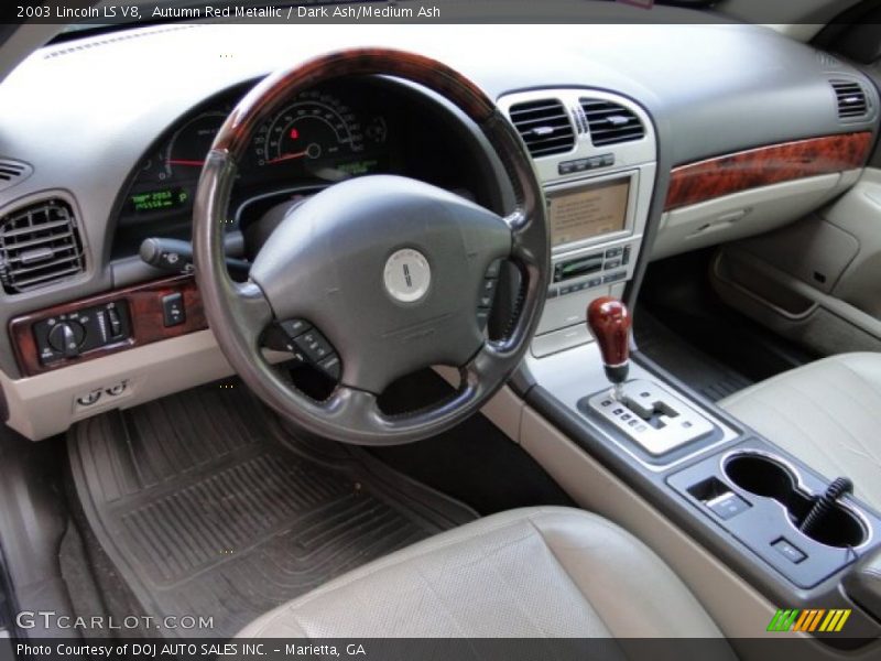 Autumn Red Metallic / Dark Ash/Medium Ash 2003 Lincoln LS V8