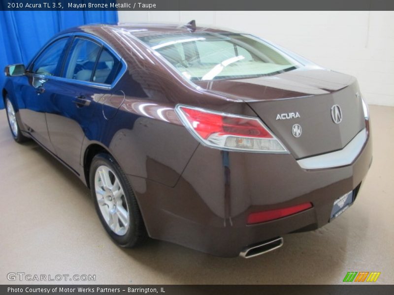 Mayan Bronze Metallic / Taupe 2010 Acura TL 3.5
