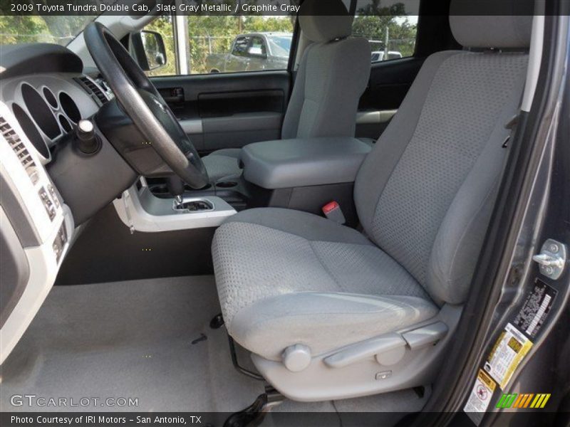 Slate Gray Metallic / Graphite Gray 2009 Toyota Tundra Double Cab