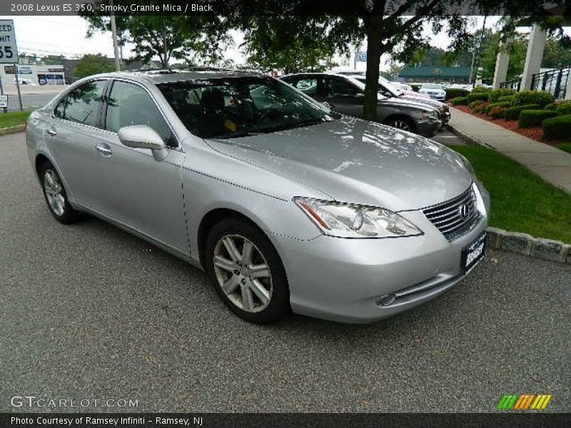 Smoky Granite Mica / Black 2008 Lexus ES 350