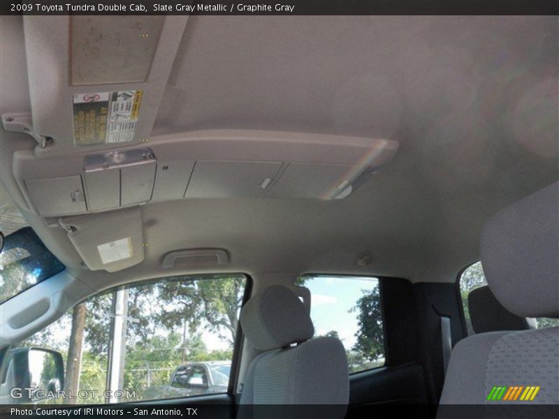 Slate Gray Metallic / Graphite Gray 2009 Toyota Tundra Double Cab