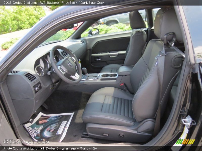  2013 Challenger R/T Blacktop Dark Slate Gray Interior