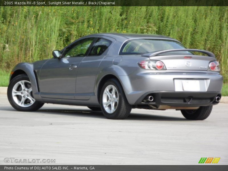 Sunlight Silver Metallic / Black/Chaparral 2005 Mazda RX-8 Sport