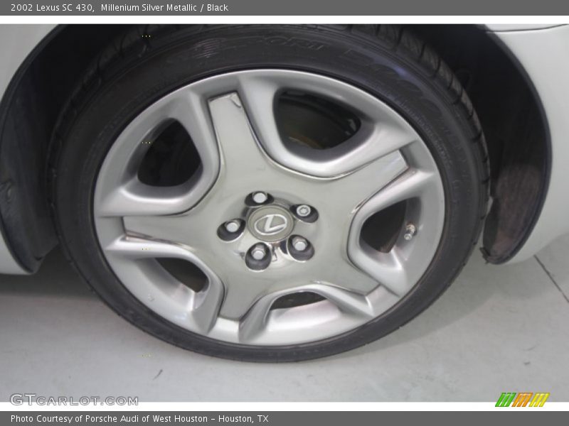 Millenium Silver Metallic / Black 2002 Lexus SC 430