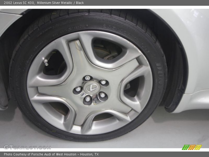 Millenium Silver Metallic / Black 2002 Lexus SC 430