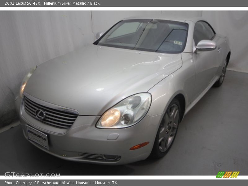 Millenium Silver Metallic / Black 2002 Lexus SC 430