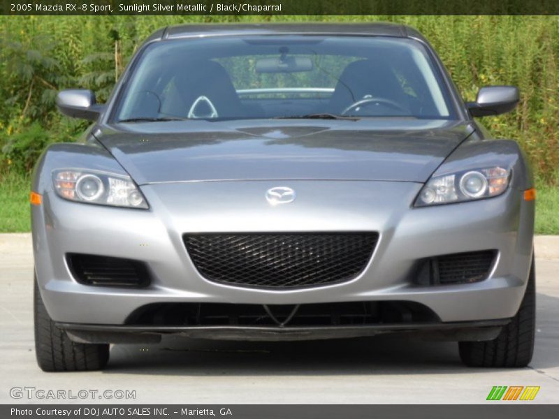 Sunlight Silver Metallic / Black/Chaparral 2005 Mazda RX-8 Sport