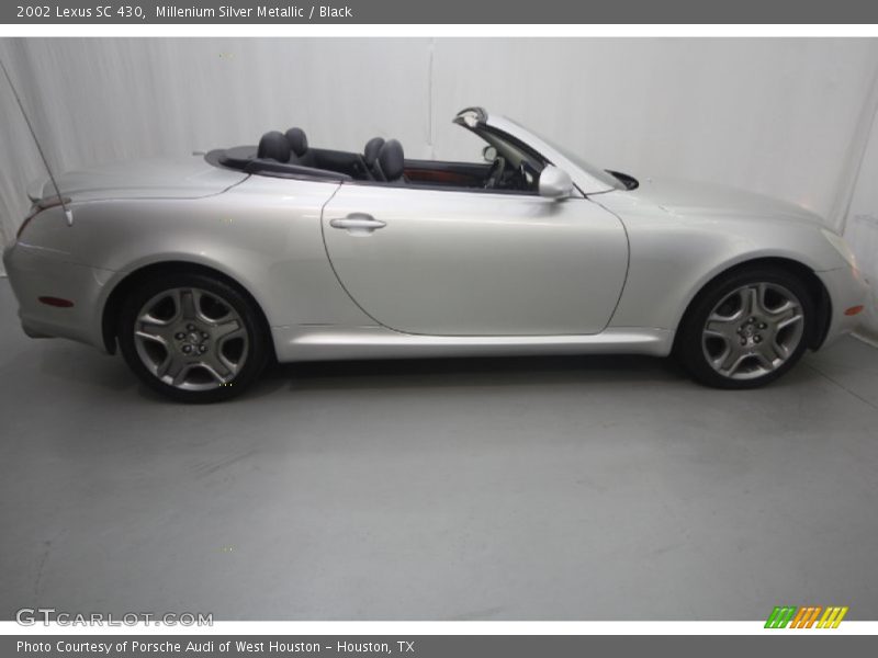 Millenium Silver Metallic / Black 2002 Lexus SC 430