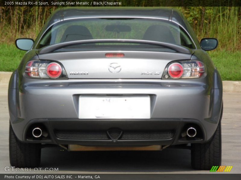 Sunlight Silver Metallic / Black/Chaparral 2005 Mazda RX-8 Sport