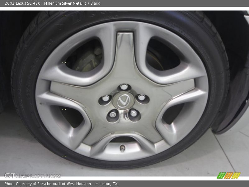 Millenium Silver Metallic / Black 2002 Lexus SC 430