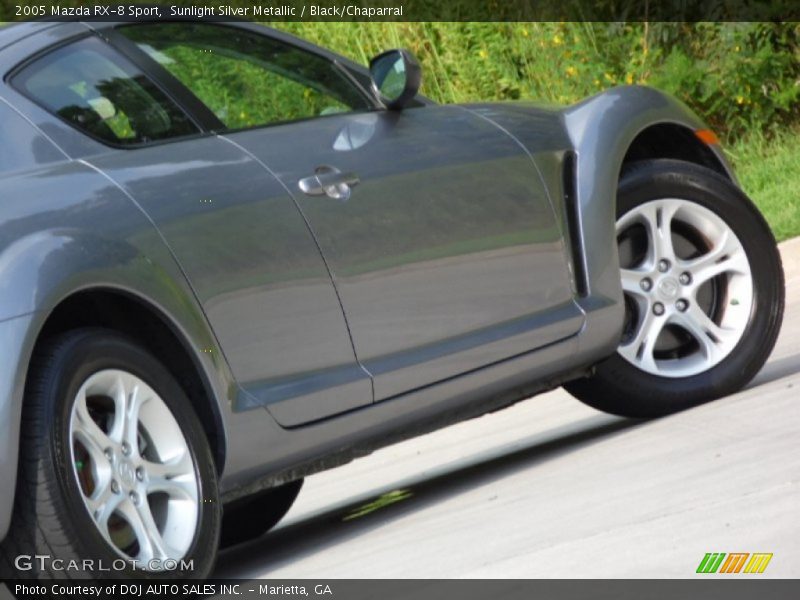 Sunlight Silver Metallic / Black/Chaparral 2005 Mazda RX-8 Sport
