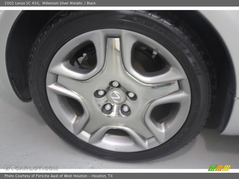 Millenium Silver Metallic / Black 2002 Lexus SC 430