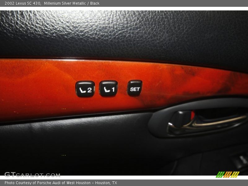 Millenium Silver Metallic / Black 2002 Lexus SC 430