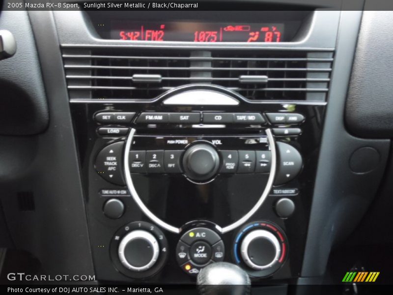 Sunlight Silver Metallic / Black/Chaparral 2005 Mazda RX-8 Sport