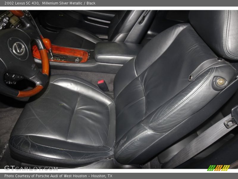 Millenium Silver Metallic / Black 2002 Lexus SC 430