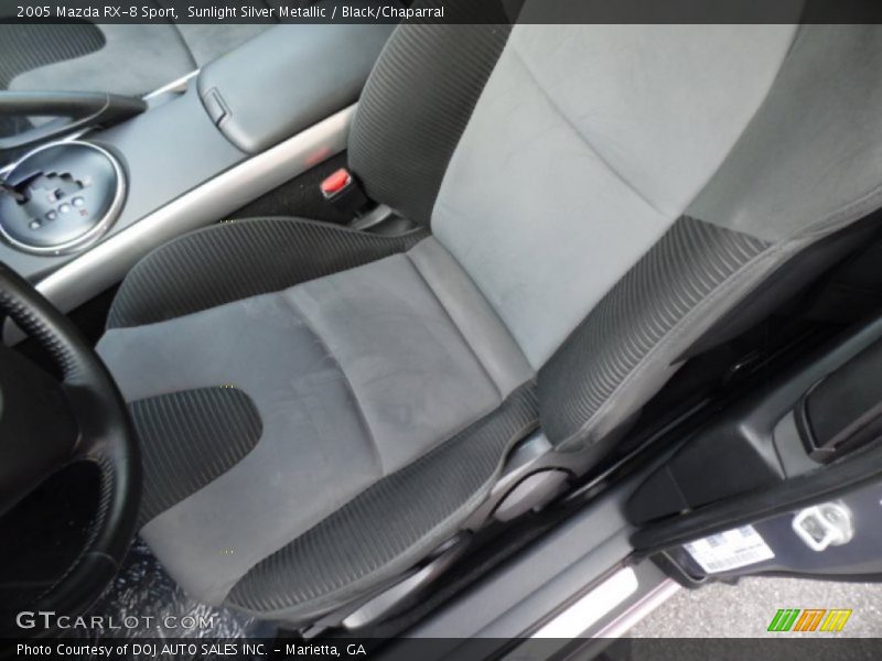 Sunlight Silver Metallic / Black/Chaparral 2005 Mazda RX-8 Sport