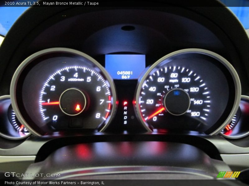 Mayan Bronze Metallic / Taupe 2010 Acura TL 3.5
