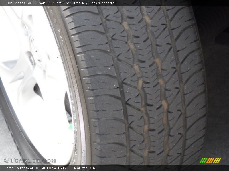 Sunlight Silver Metallic / Black/Chaparral 2005 Mazda RX-8 Sport