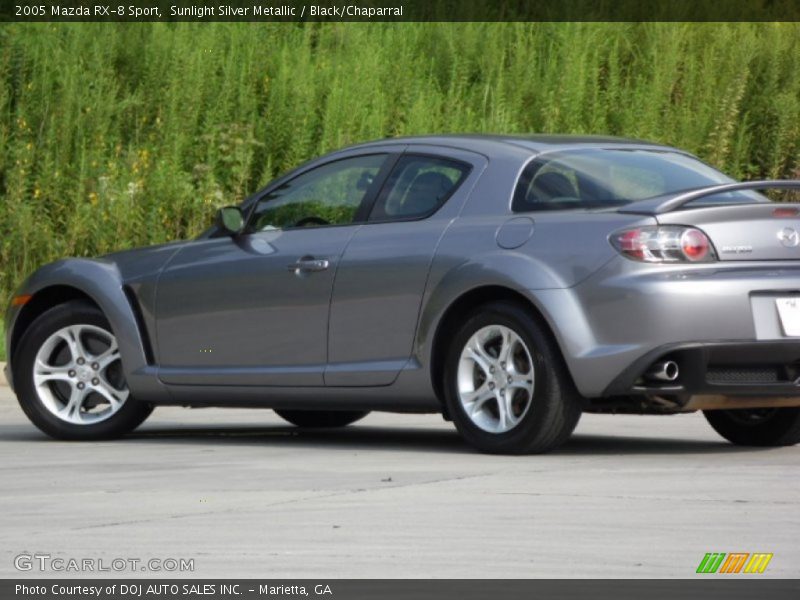 Sunlight Silver Metallic / Black/Chaparral 2005 Mazda RX-8 Sport