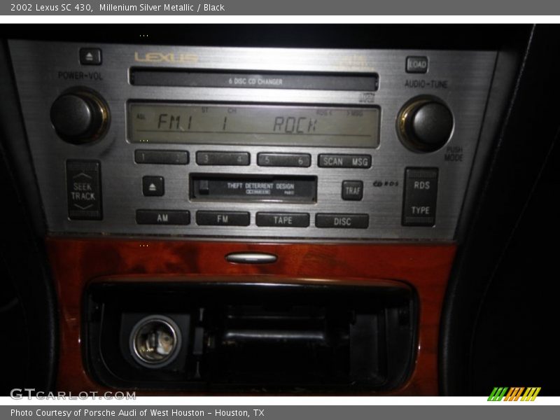 Millenium Silver Metallic / Black 2002 Lexus SC 430