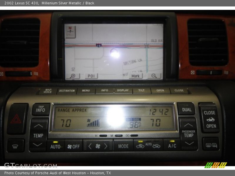 Millenium Silver Metallic / Black 2002 Lexus SC 430